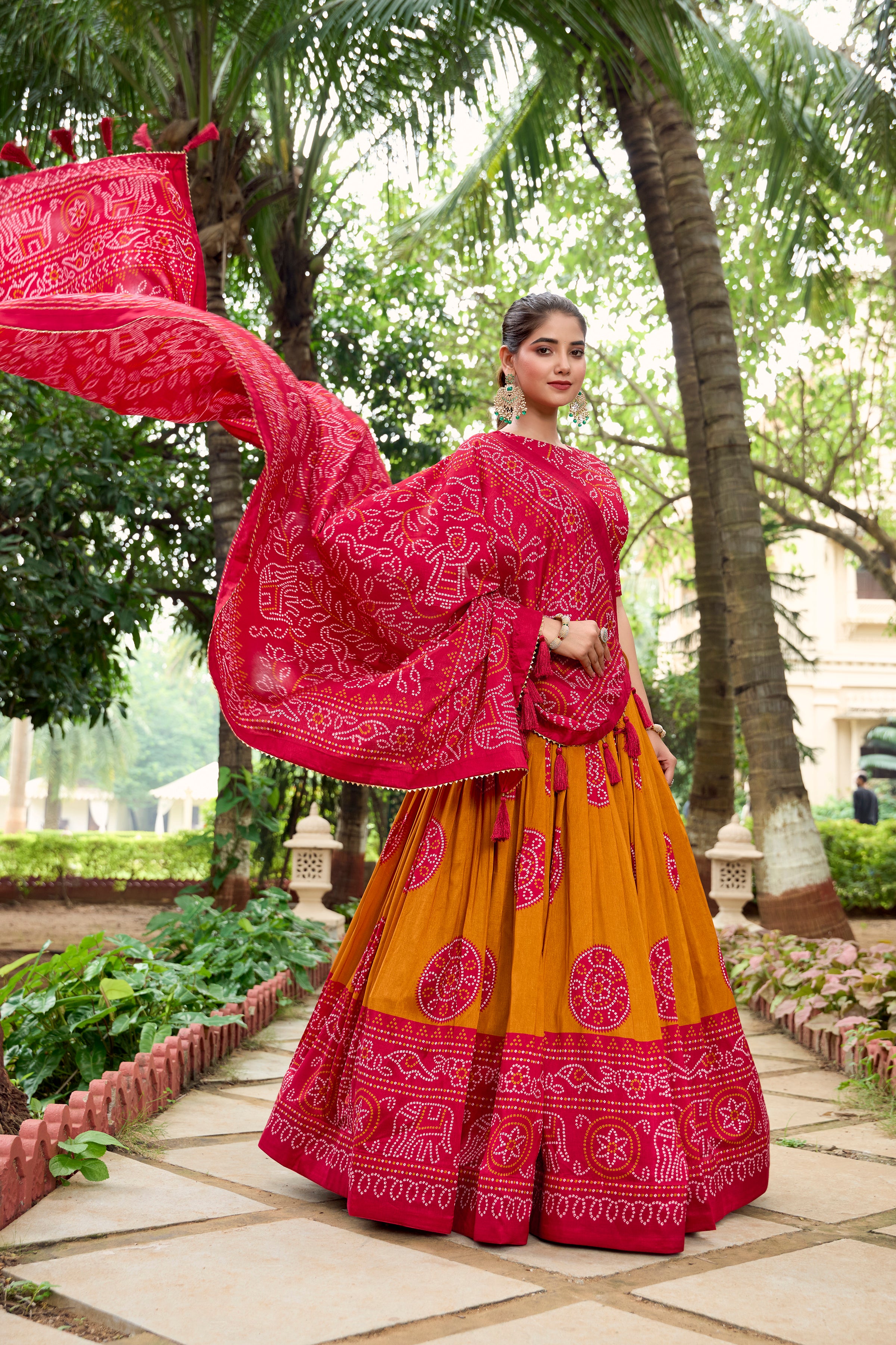 Women's Tussar Silk Lehenga Choli With Dupatta