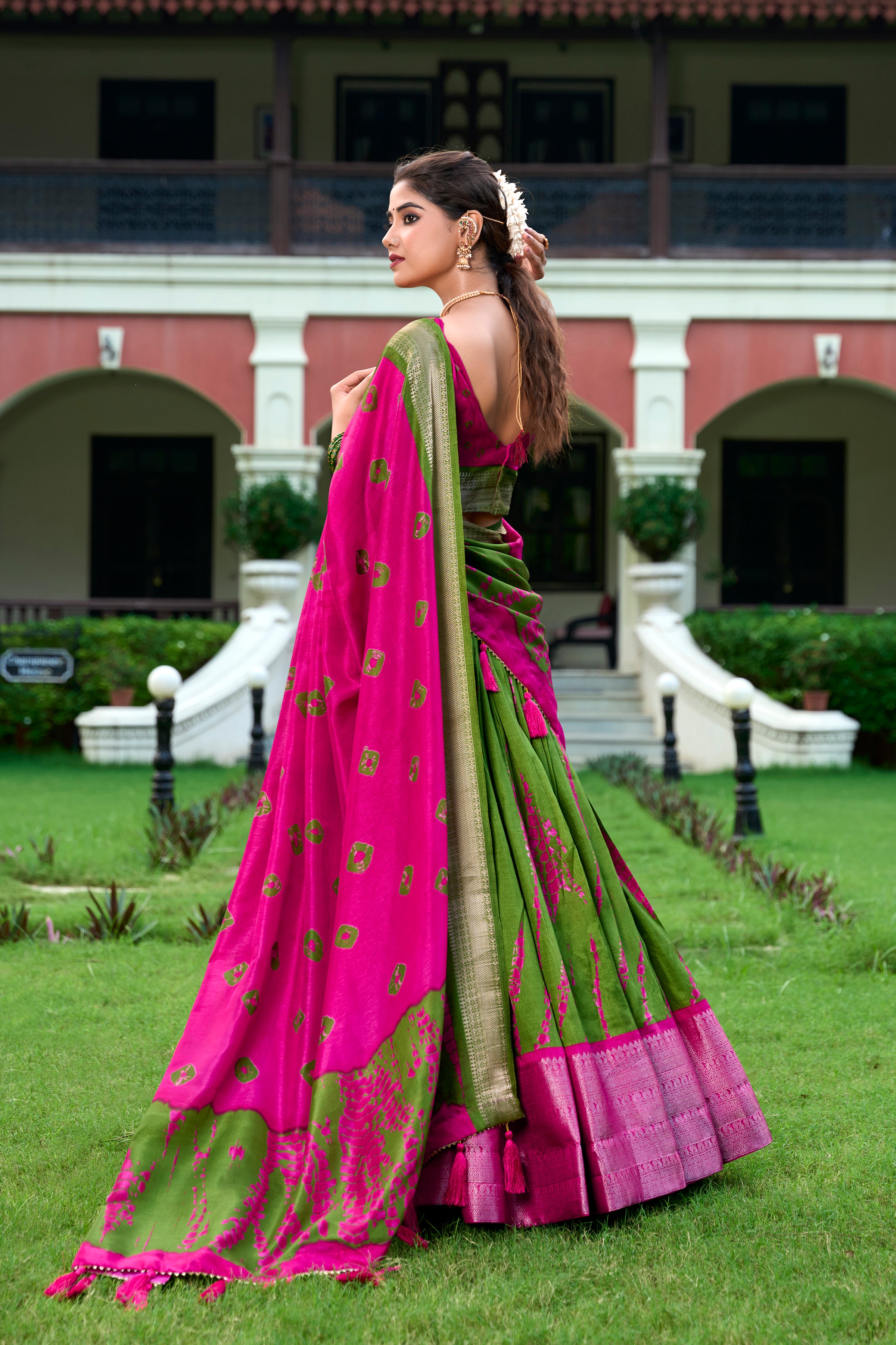 Women's Dola Silk Lehenga Choli With Dupatta