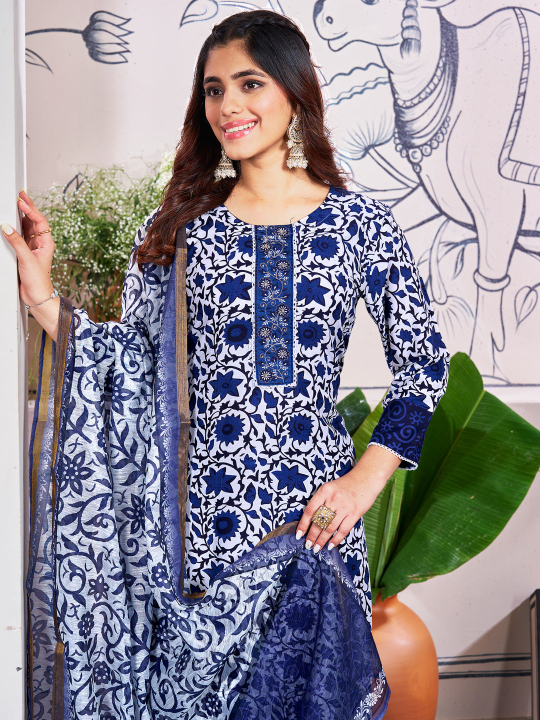 Multi Trendy Elementary Designer Readymade Salwar Suit