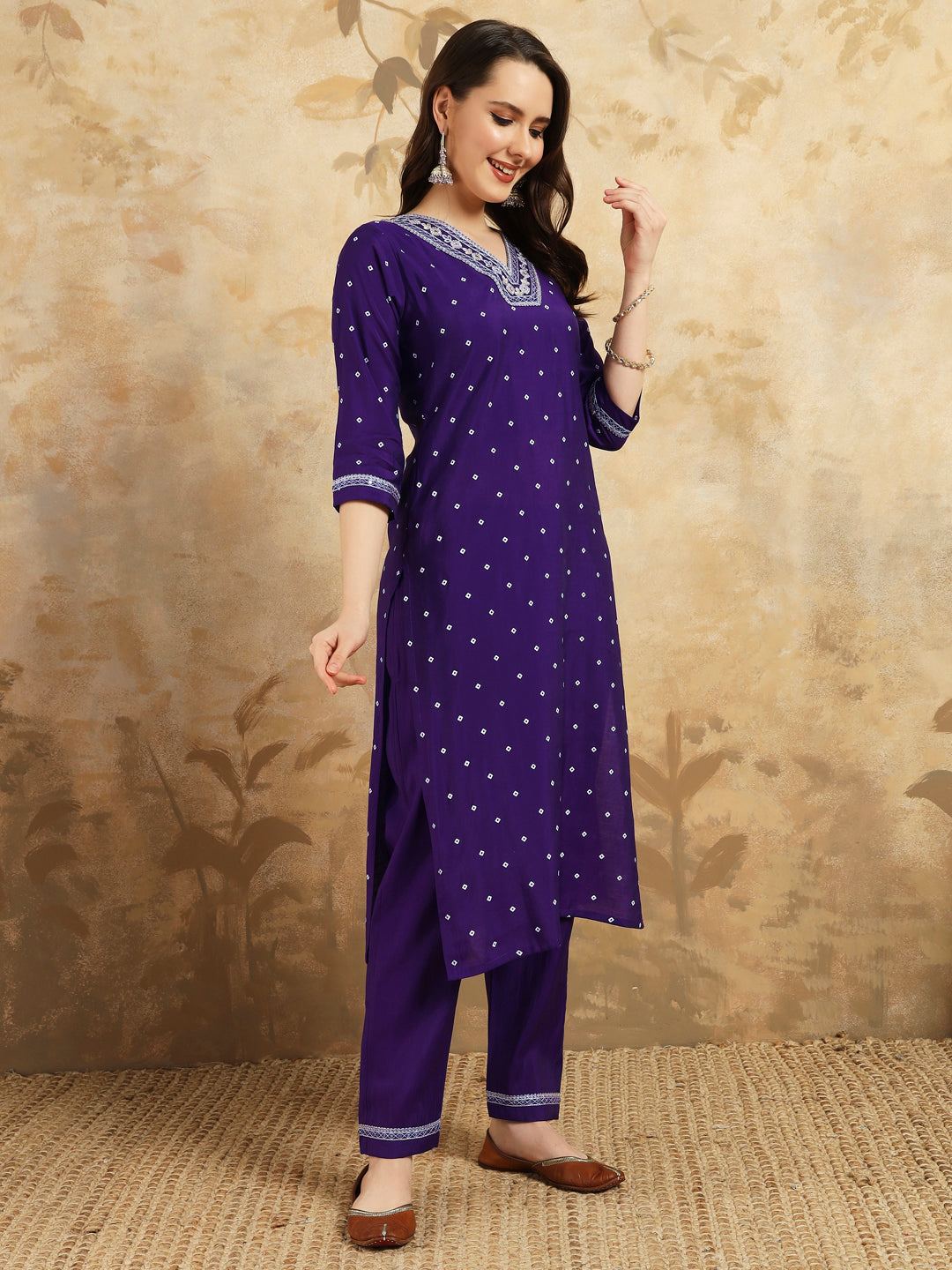 Blue Embroidery Work Viscose Chanderi Lehenga