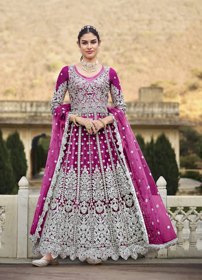 Rani_PinkNetEmbroideredKurta
