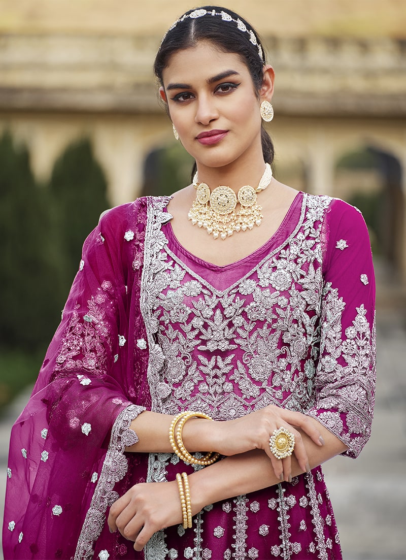 Rani_PinkNetEmbroideredKurta