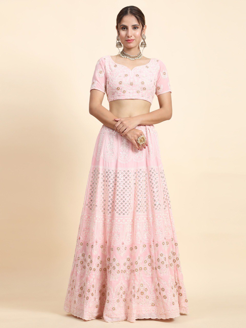 Light Pink Party Lehenga