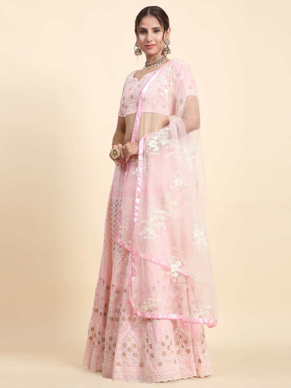Light Pink Party Lehenga