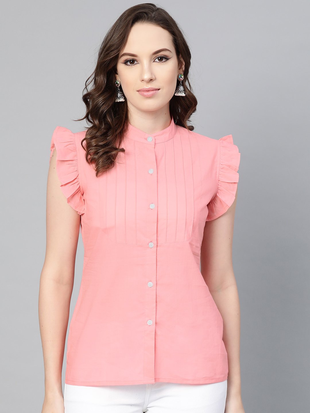 Women Indigo Blue Printed Straight Kurta With Three Quarter Sleeves