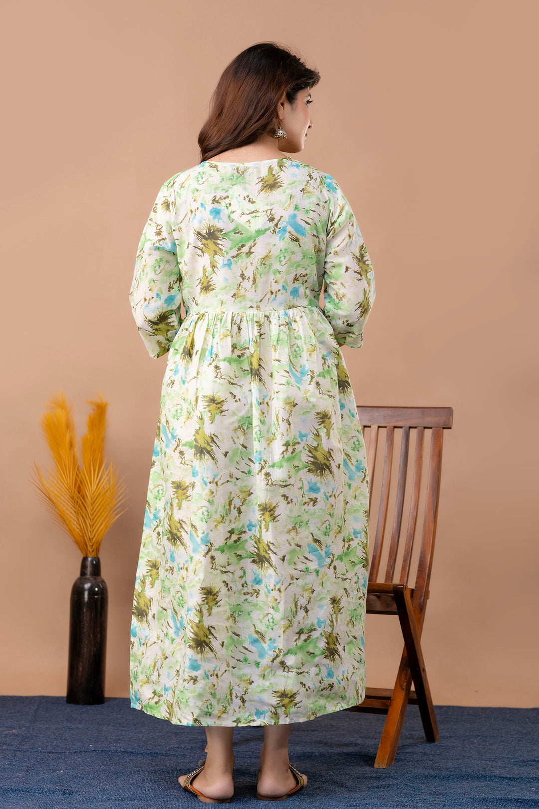 Off White Maternity Dress For Women