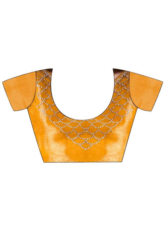 Yellow Color Burburry Fabric Bollywood Style Swarovski Designer Work Evening Party Saree
