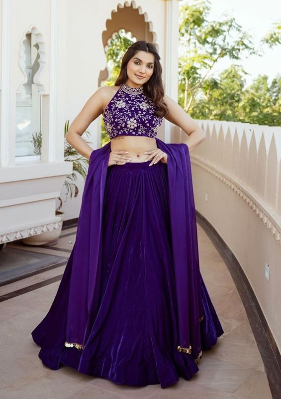 Thread With Sequince Embroidery Work