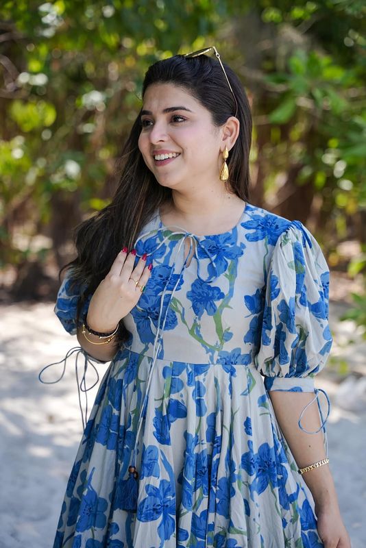 blueHeavy Rayon Kurtas
