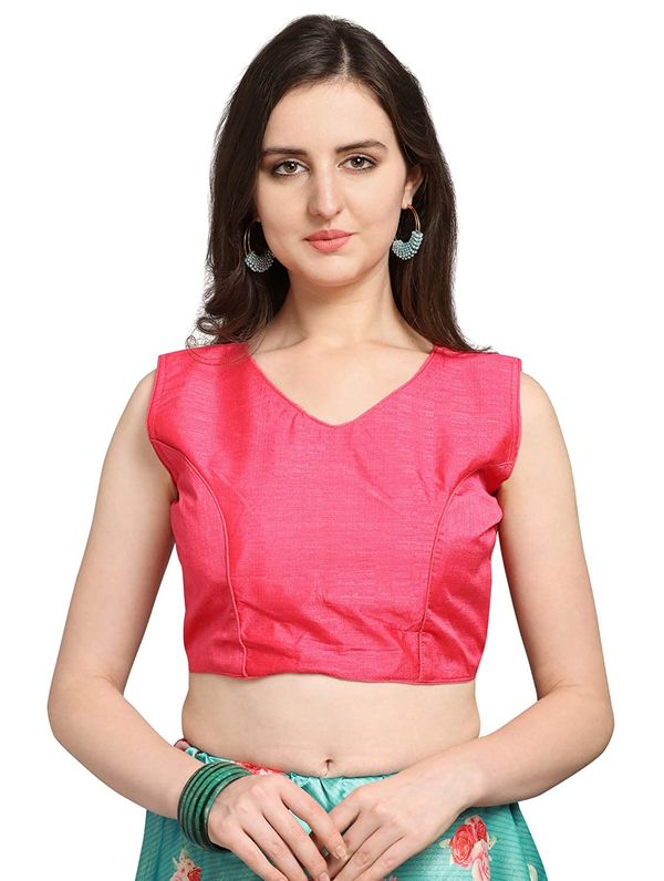 Bandhni Patola Type Digital Print Shiney Satin Croptop Lehenga Choli With Blouse For Women and Girls