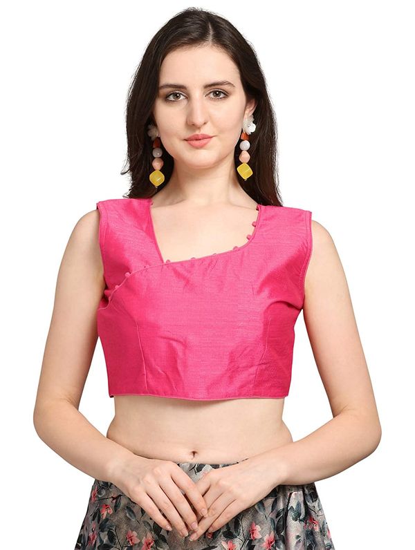 Bandhni Patola Type Digital Print Shiney Satin Croptop Lehenga Choli With Blouse For Women and Girls
