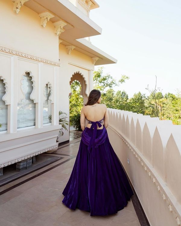 Thread With Sequince Embroidery Work