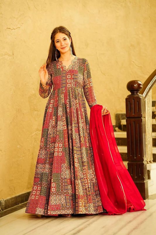 RedHeavy RayonKurtas