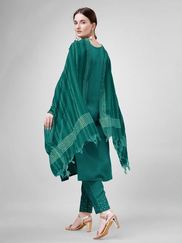 Rama Cotton Blend Ethnc Formal Looks Stitched Salwar Kameez