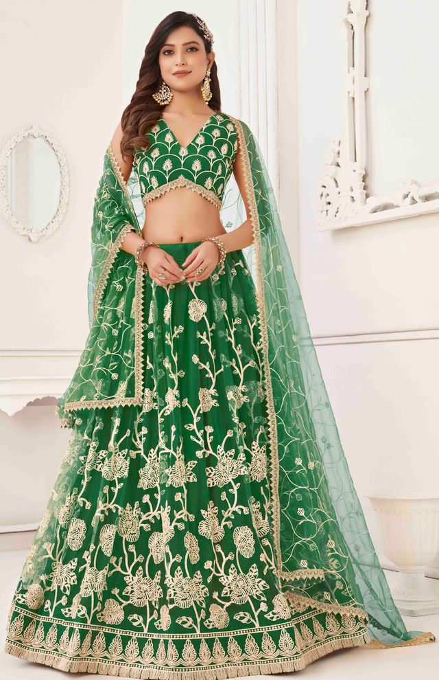 Mehendi Lehenga