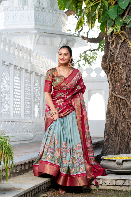 Women's Dola Silk Lehenga Choli