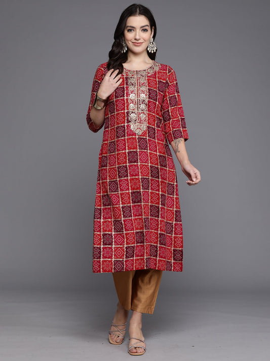 Women Multi Printed Straight Kurtas