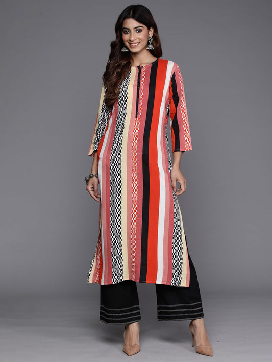 Women Multi Printed Straight Kurtas