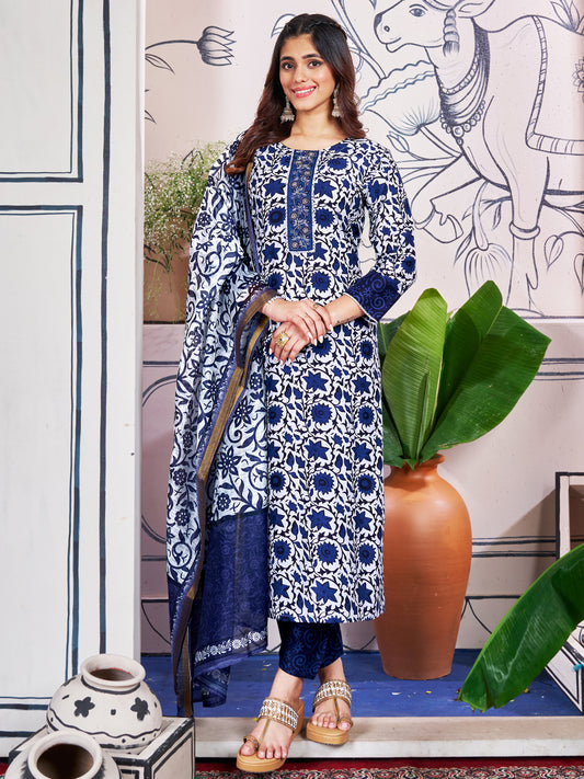 Multi Trendy Elementary Designer Readymade Salwar Suit