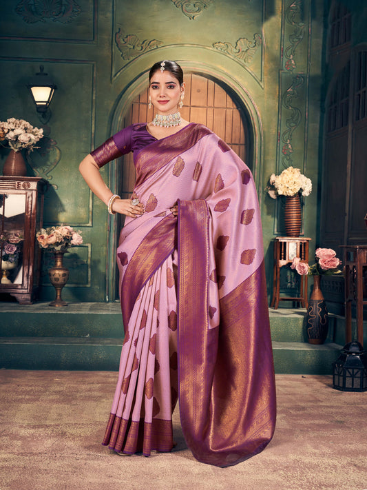 Multi Designer Party Wear Zari Silk Saree