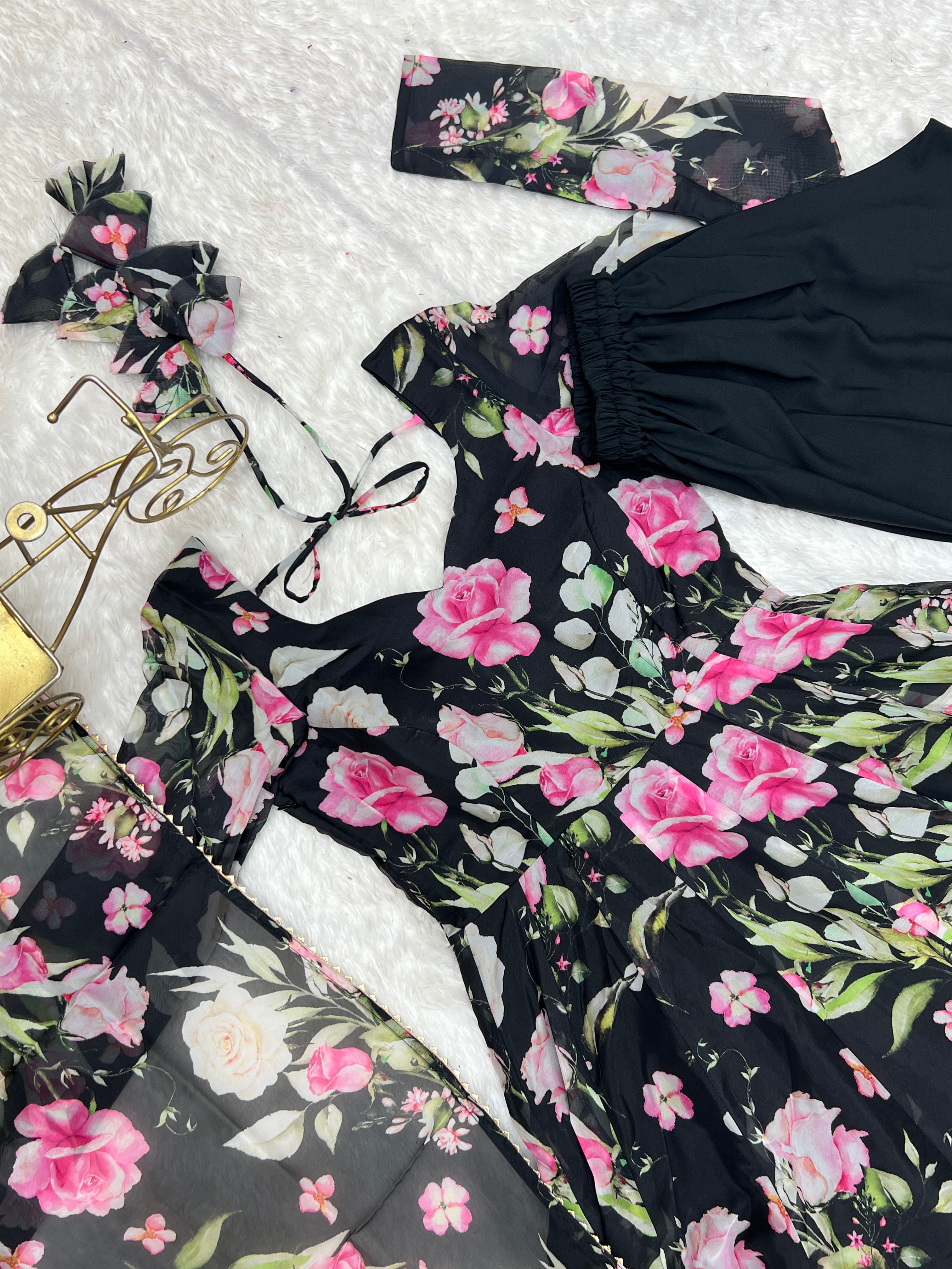 Black Classy Designer  Heavy Anarkali Kurta Sets