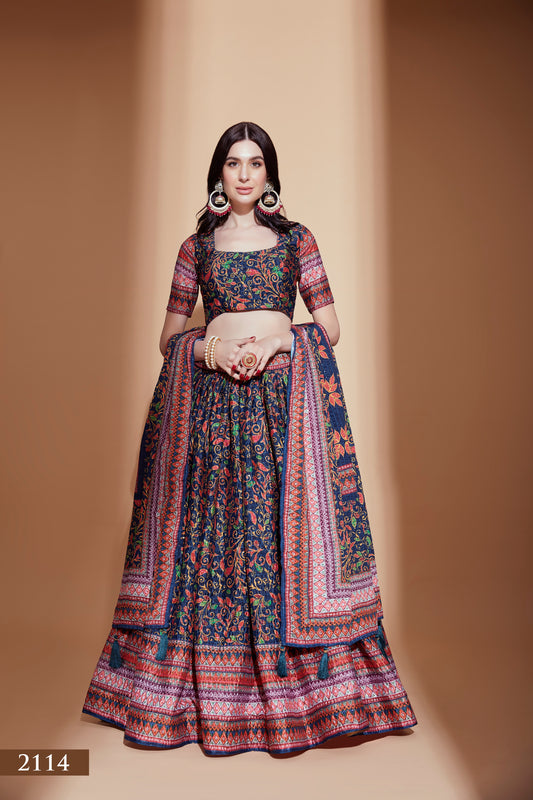 Multi ColorDigital Print Lehenga