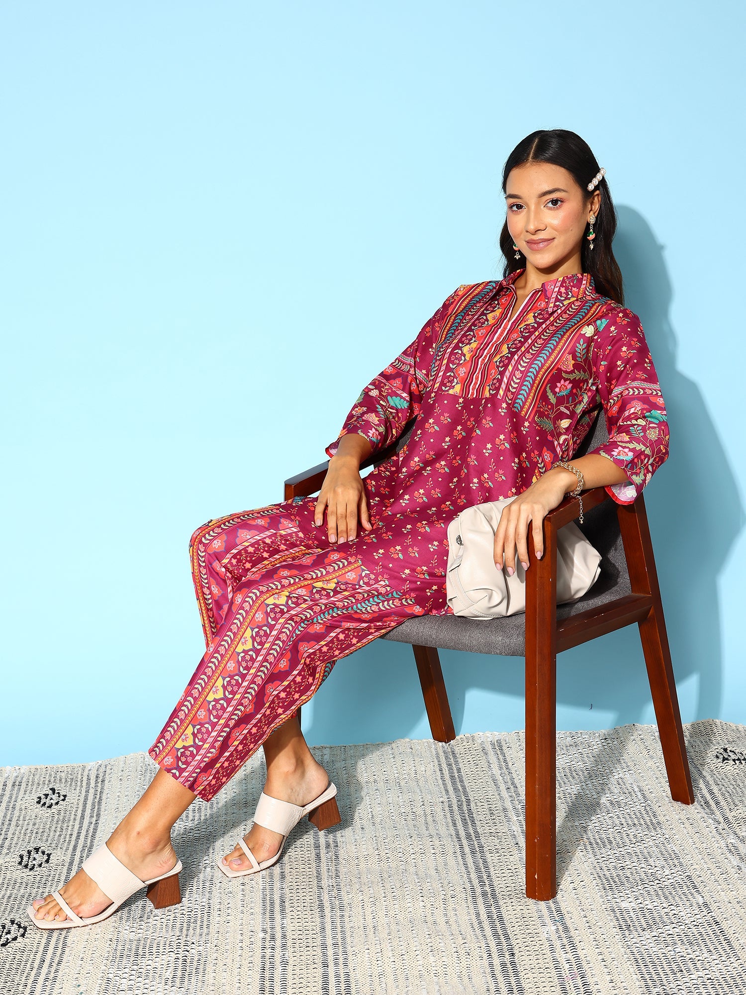 Women Floral Printed Co-Ords Set