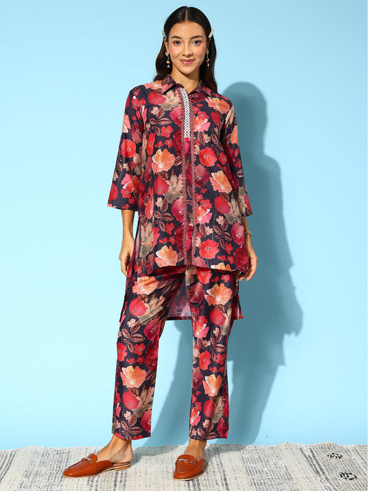 Women Floral Printed Co-Ords Set