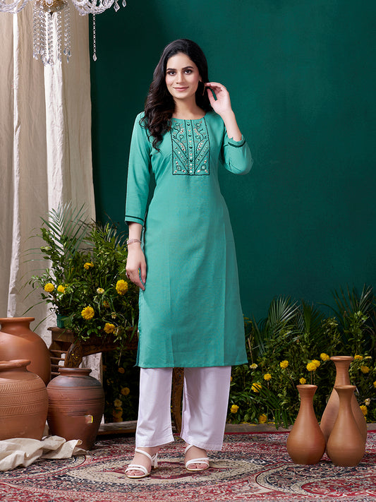 RamaEmbroideredKurta