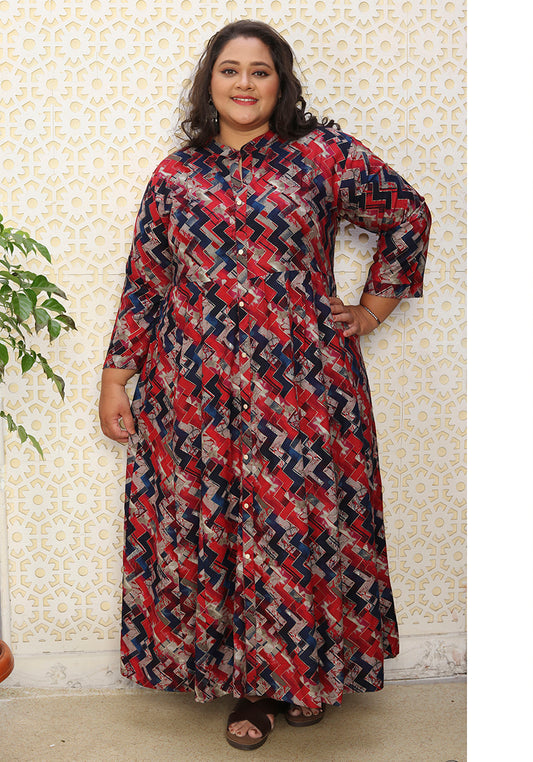 Multi ColourPrintedKurta