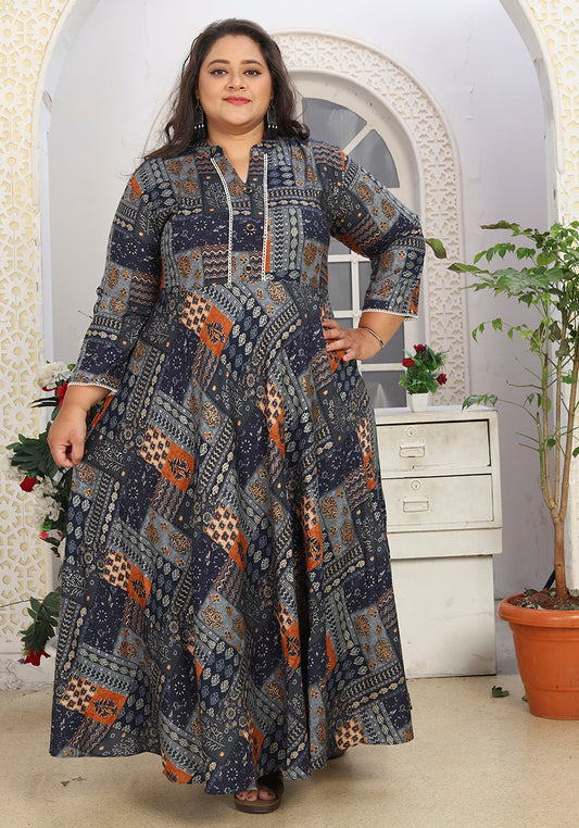 Multi ColourPrintedKurta