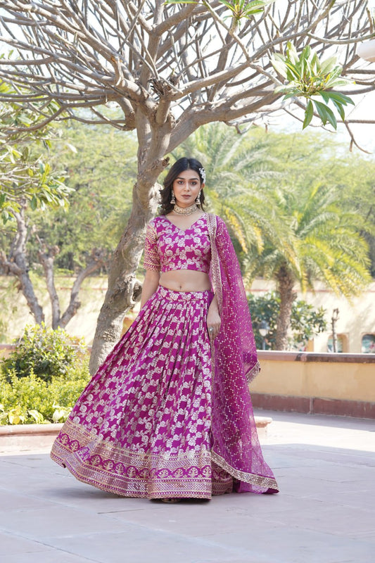 Magenta Pink Fancy Lehenga