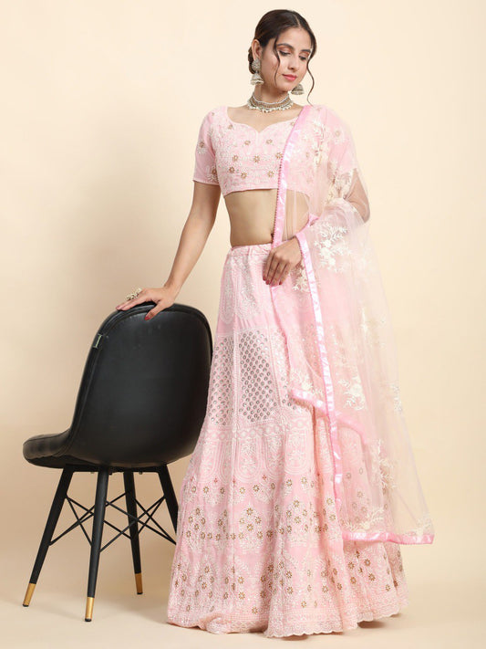 Light Pink Party Lehenga