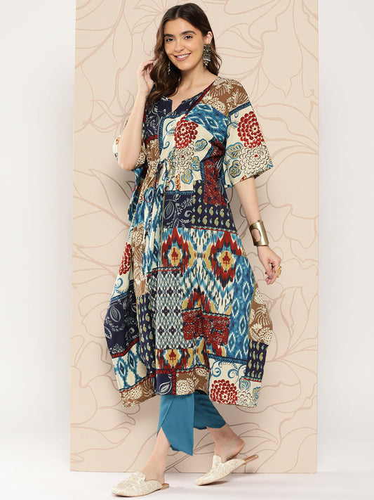 Women Multi Ethnic Printed Kaftan