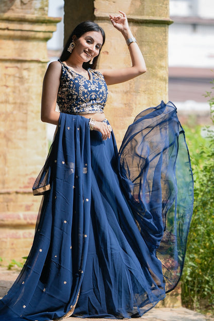 Lehenga in Georgette