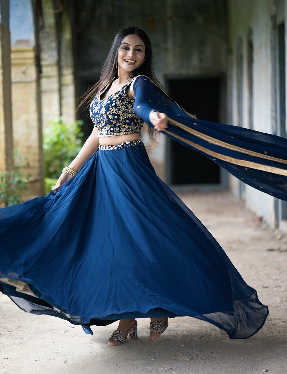 Lehenga in Georgette