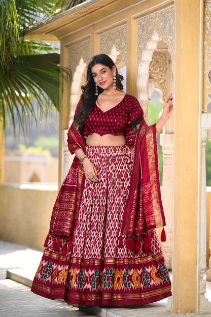 Lehenga Tussar Silk