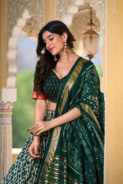 Lehenga Tussar Silk