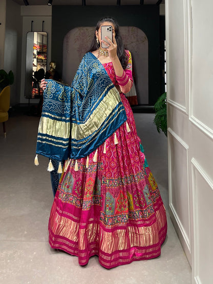 Lehenga Gaji Silk