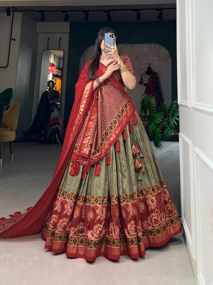 Printed Lehenga Choli