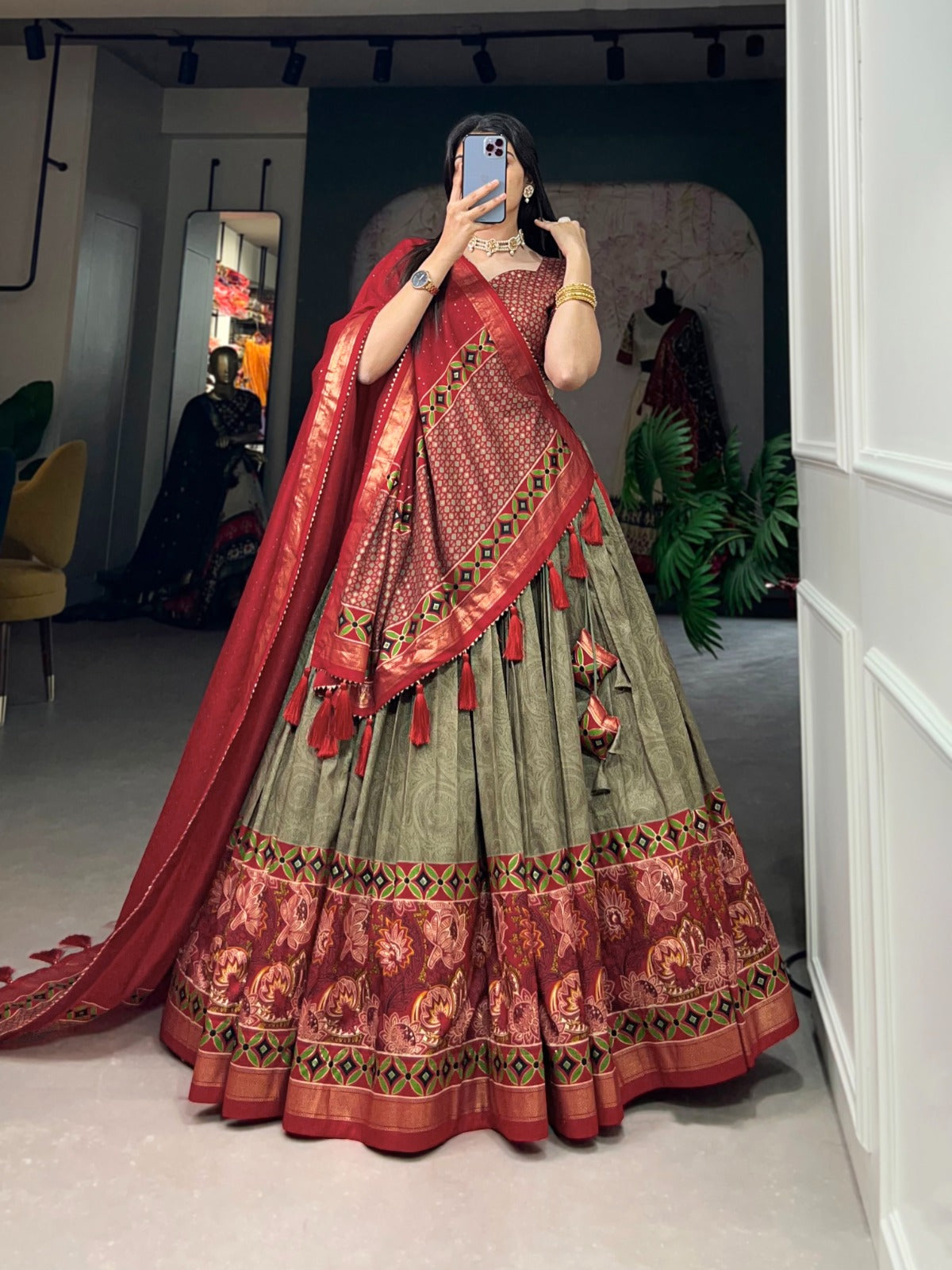 Printed Lehenga Choli