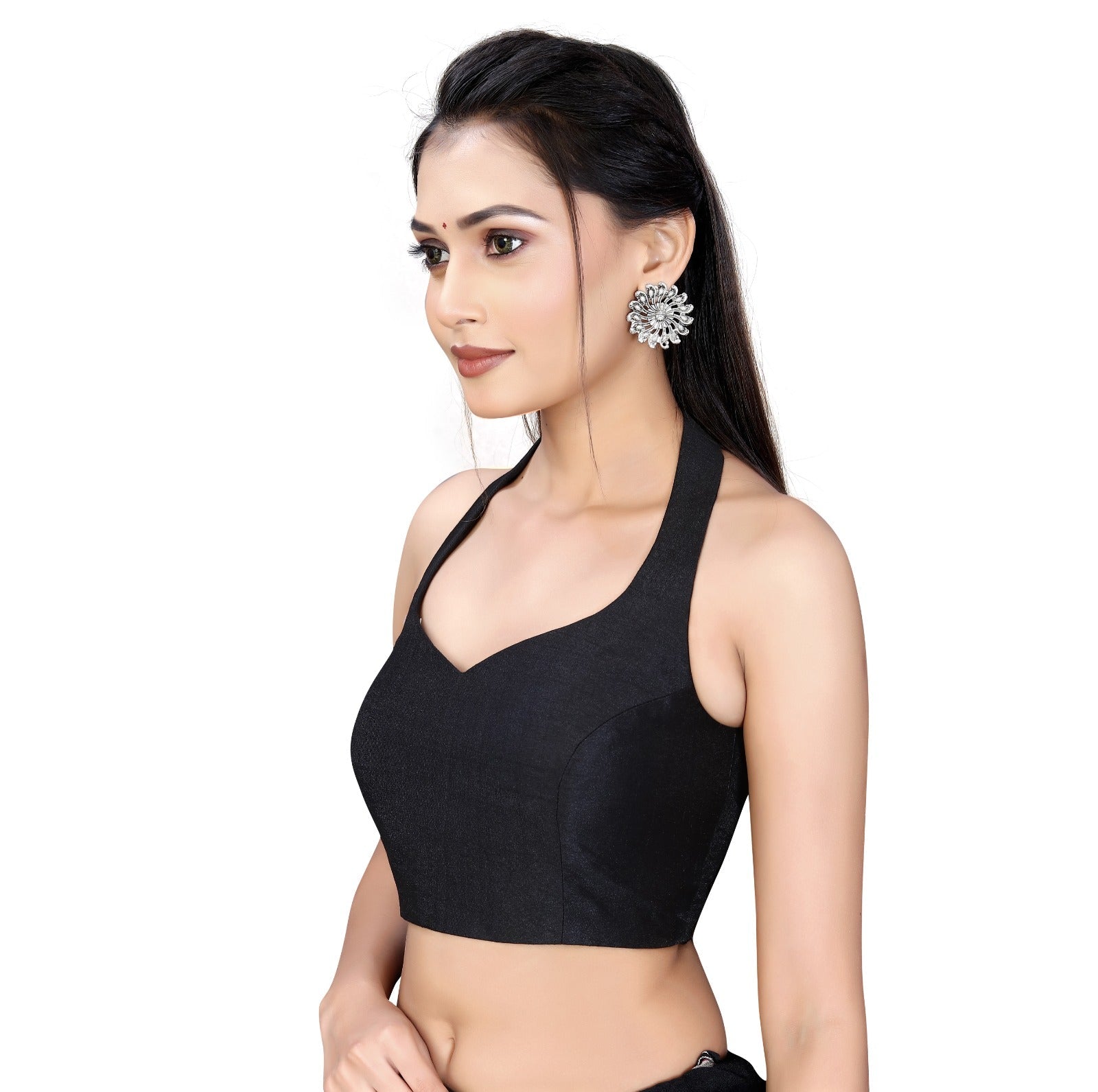 Sweetheart Halter Neck Blouse