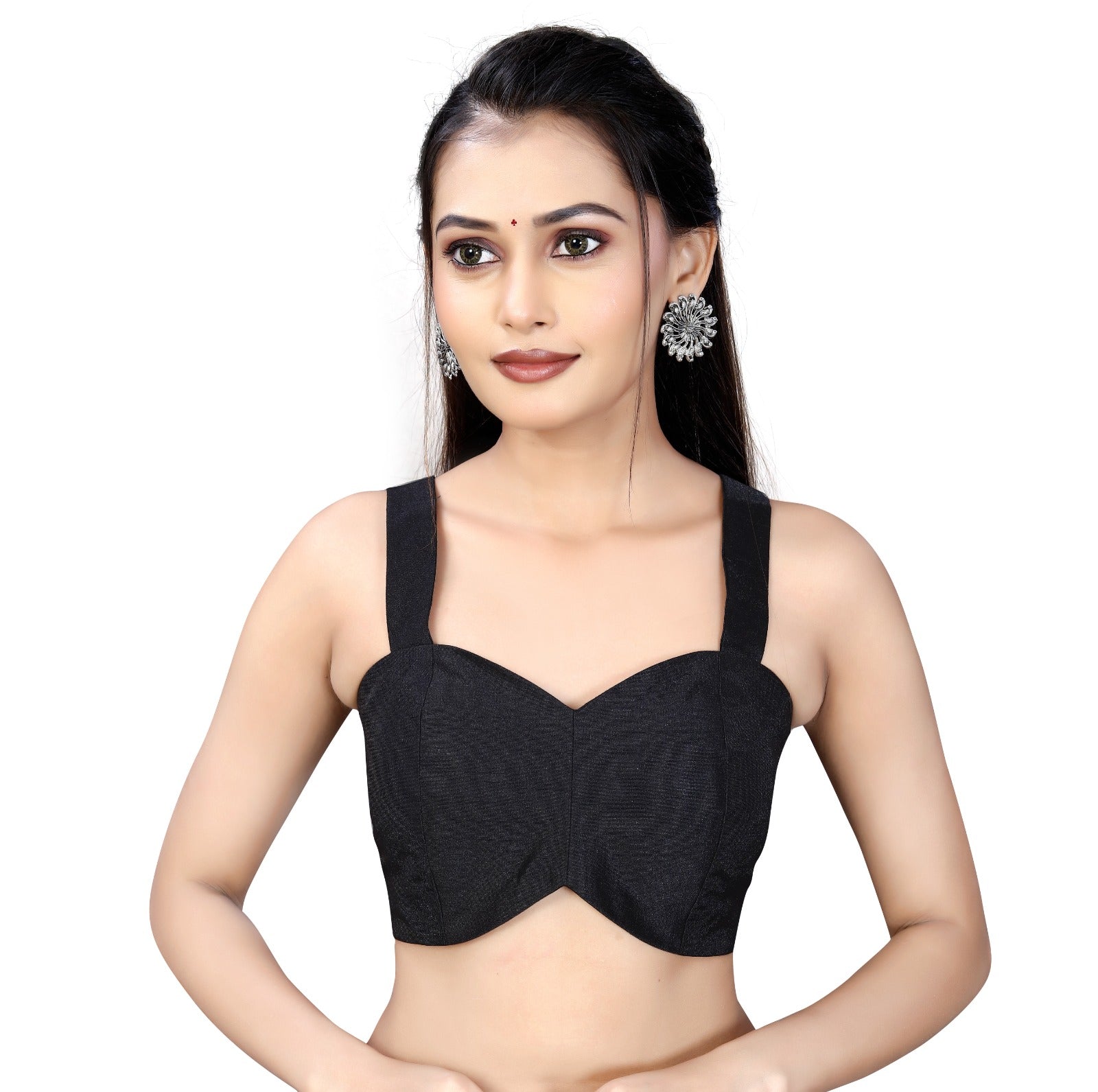 Broad Strap Bralette Blouse