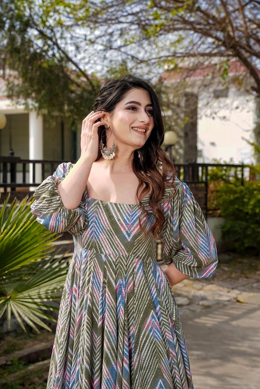 multi colorHeavy Rayon Kurtas
