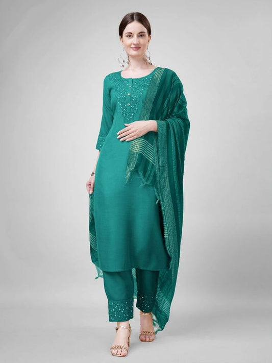 Rama Cotton Blend Ethnc Formal Looks Stitched Salwar Kameez