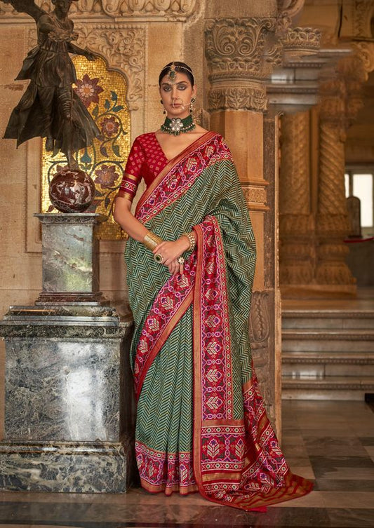 Green Weaving Soft s.v.p Silk With Banarasi Weaving Saree