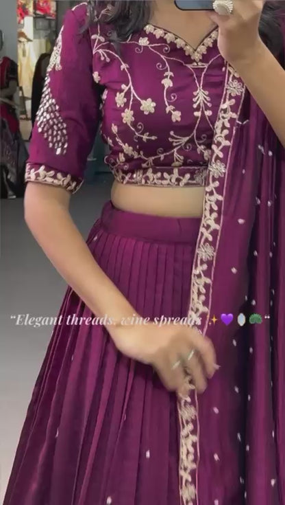 Lehenga Vichitra Silk